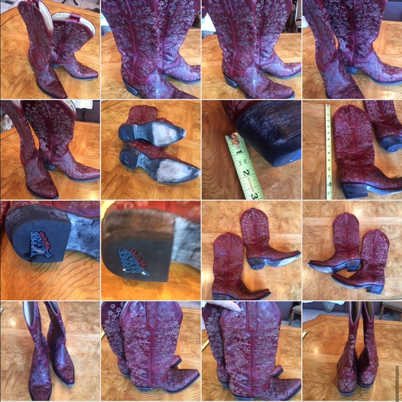 Yippee Kay Yay Old Gringo Red & Cream Boots! - Picture 15 of 16